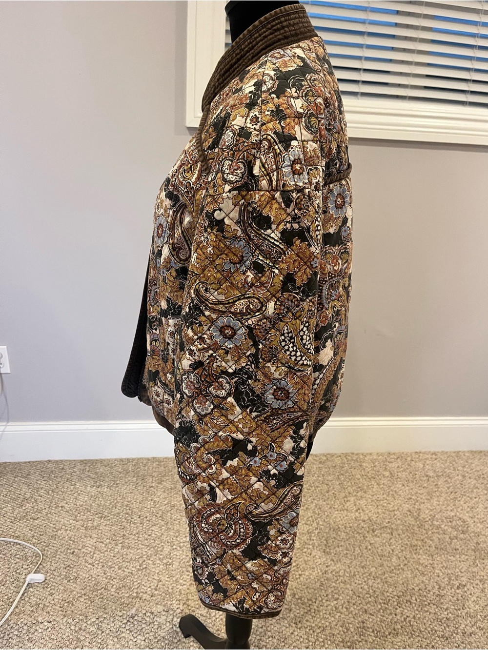 NWOT Free People ‘Great Escape’ Paisley Quilted Jacket- small - Picture 7 of 10